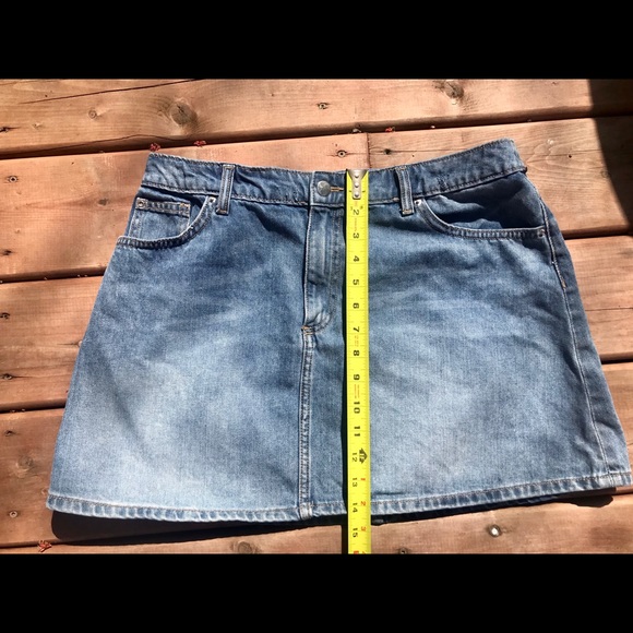 H&M Skirts Hm Jean Skirt Poshmark